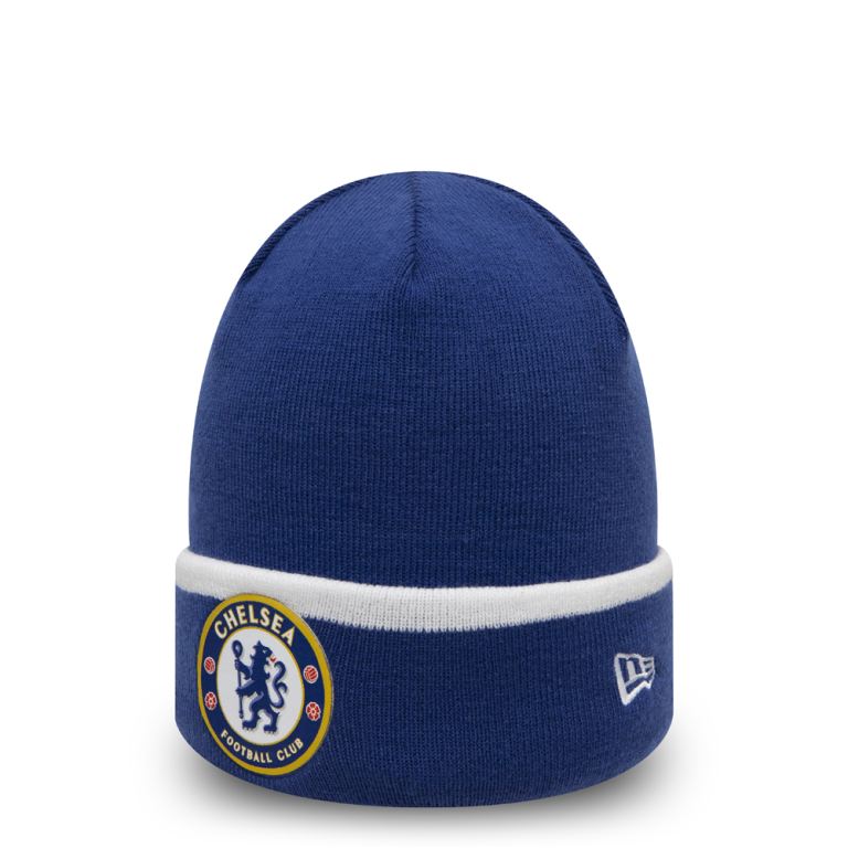 Gorras New Era Beanies Azules - Chelsea FC Patch 69741AXGN